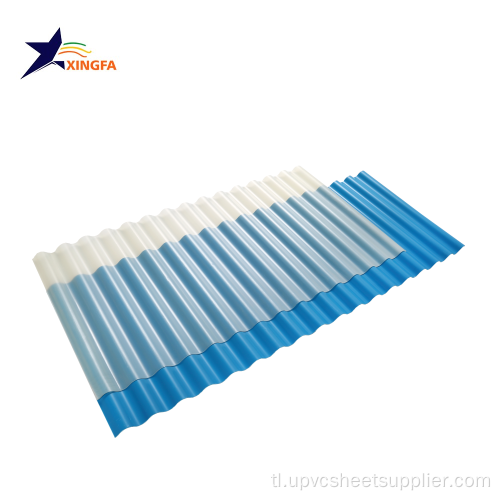 ASA UPVC Corrugated Roof Sheet para sa Ceiling Waterproof